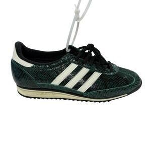 Adidas Originals SL72 Minimalist snake-print soccer shoes green‎ sz 10 NIB